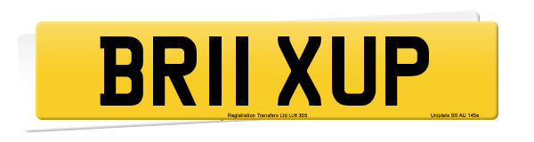 Registration number BR11 XUP